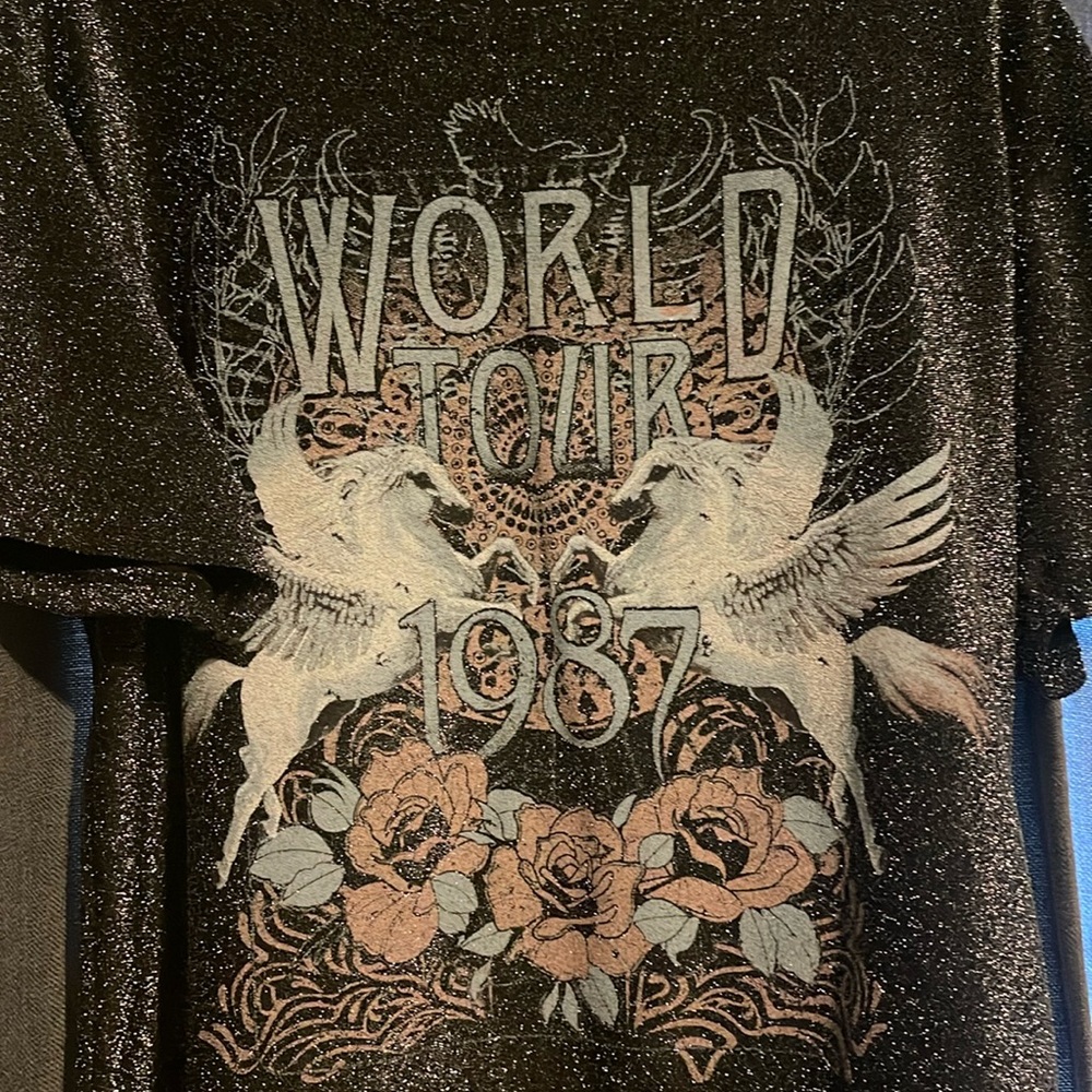 Altar’d state world tour sparkly tee